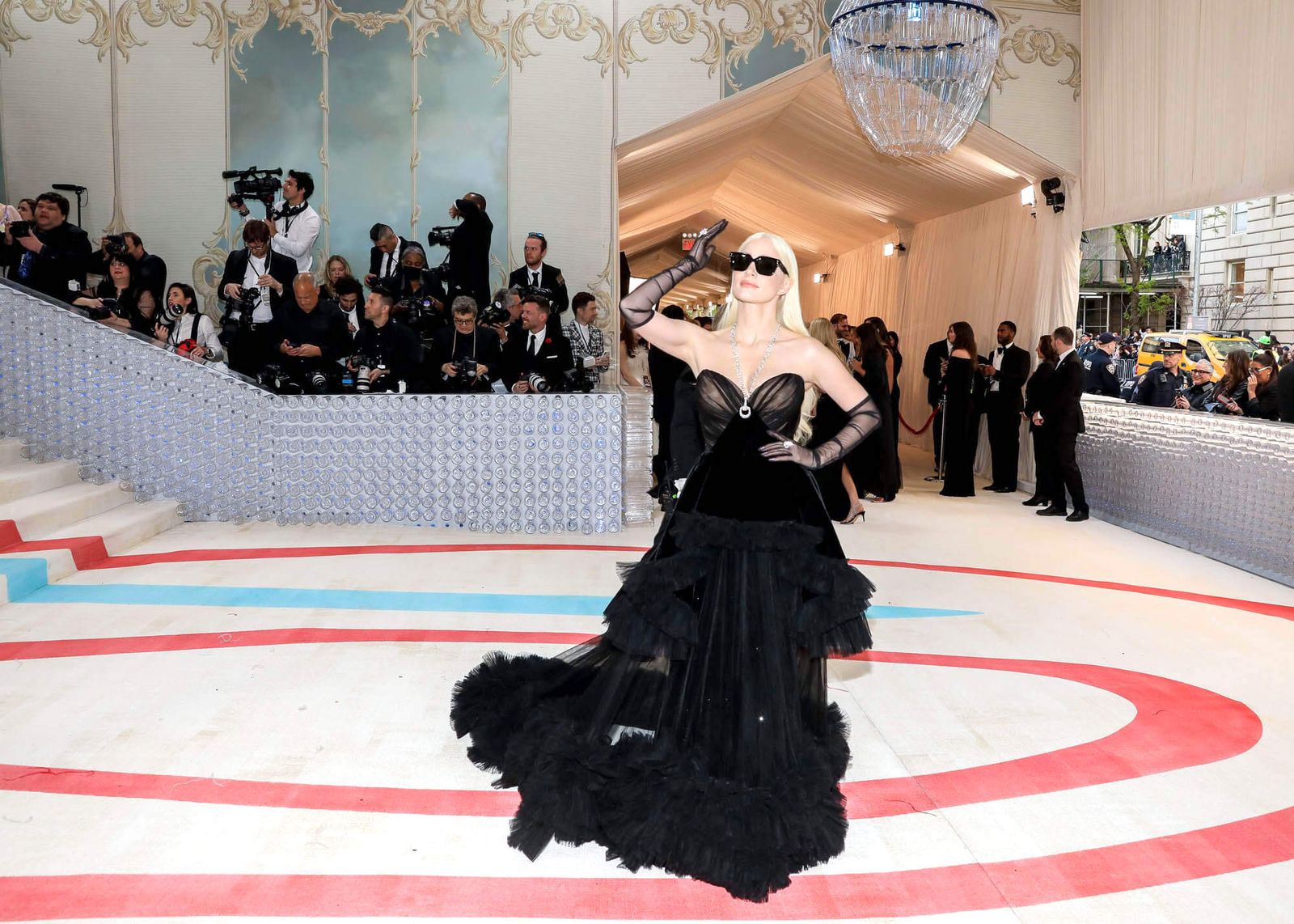 Джессика Честейн на Балу Института костюма Met Gala 2023, 1 мая 2023 г., фото 1