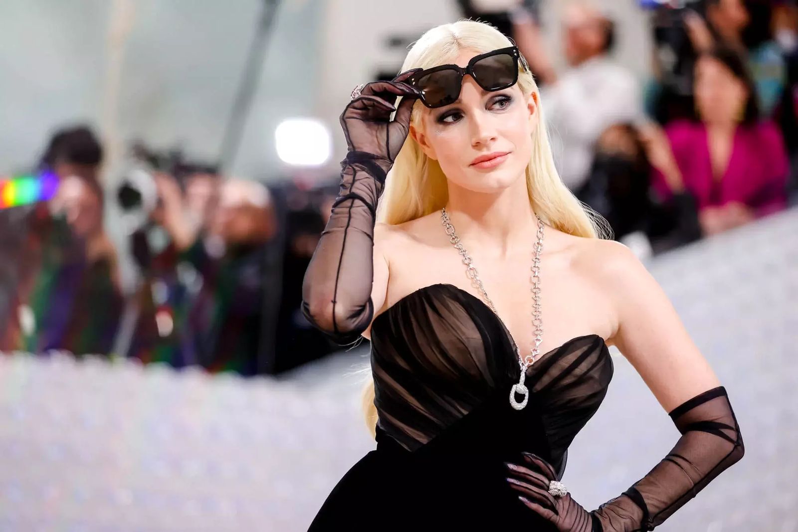 Джессика Честейн на Балу Института костюма Met Gala 2023, 1 мая 2023 г., фото 3