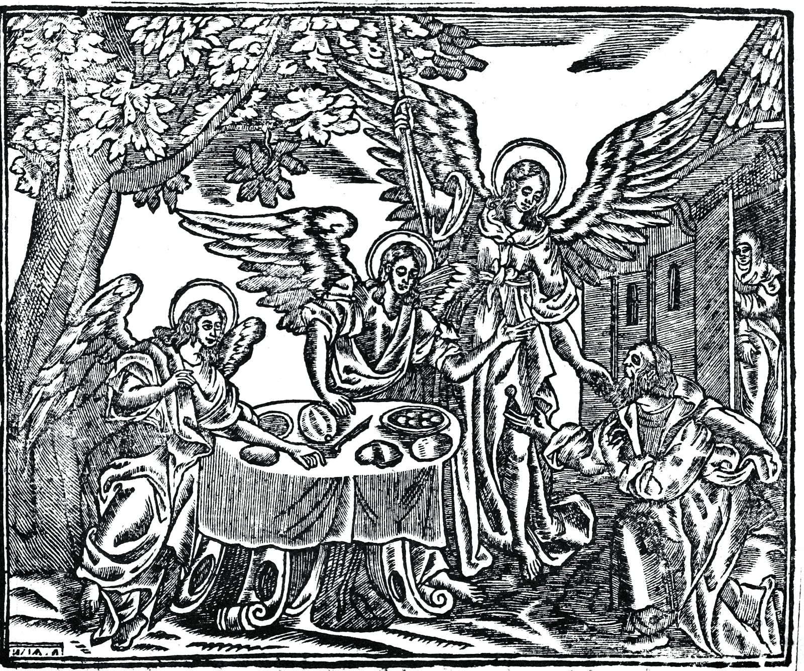 Гравюра на дереве «Тайна святыя единосущныя Троици»