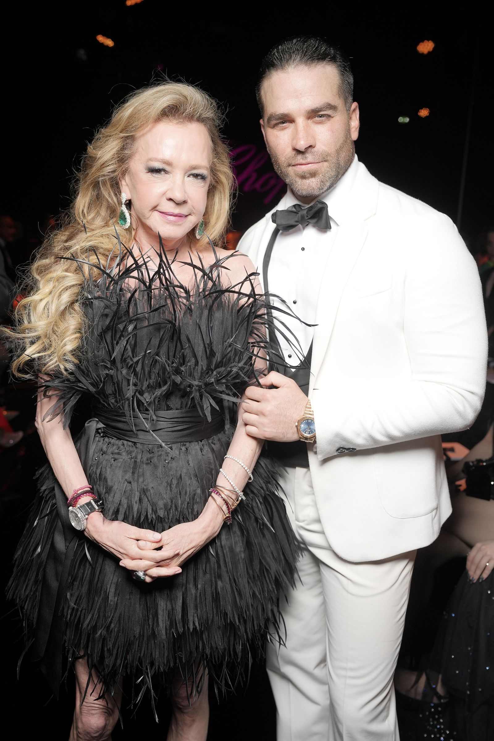 Каролин Шойфеле и Алехандро Нонес на шоу коллекции Chopard Caroline's Couture в Каннах, 23 мая 2023 г.