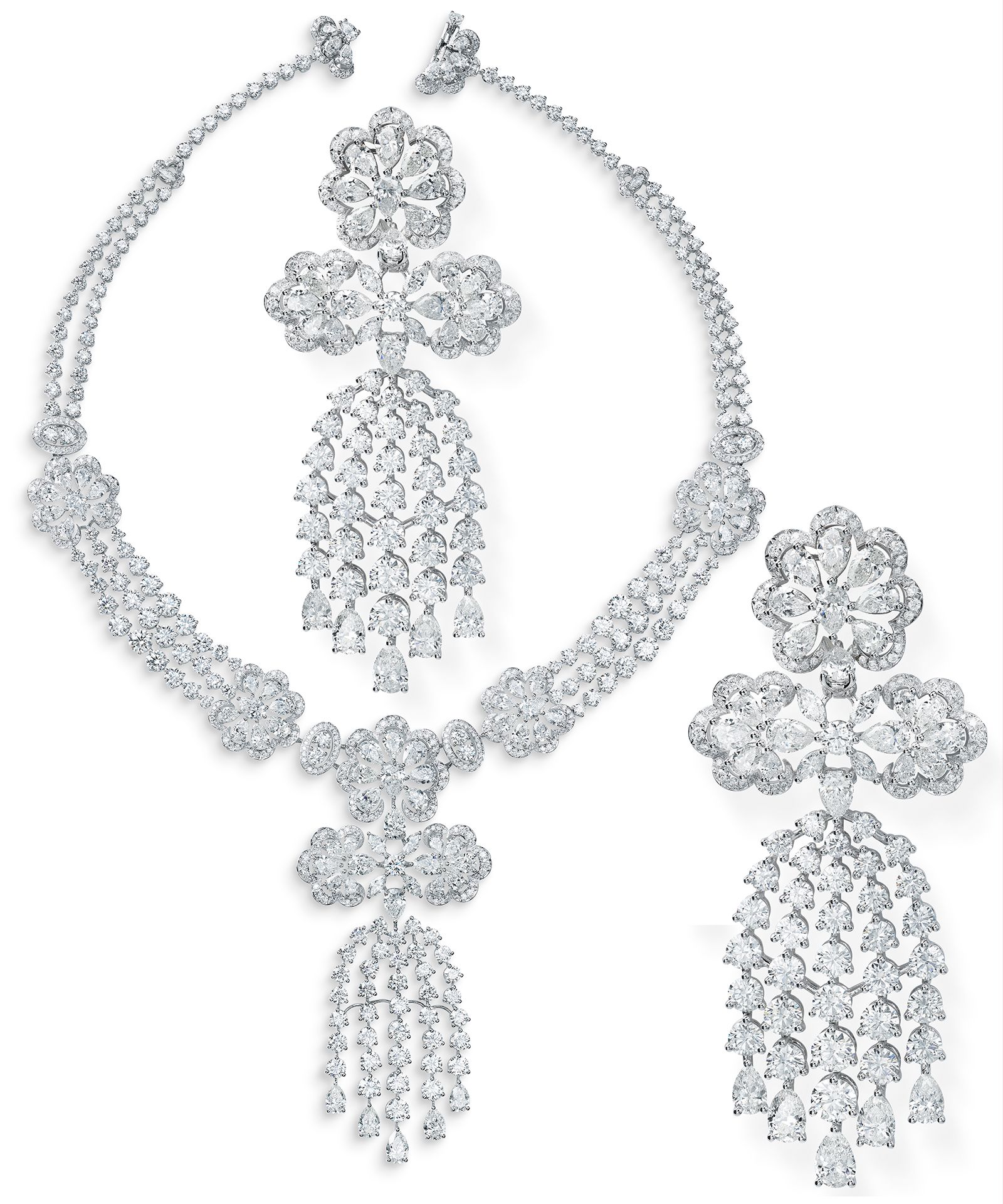 Колье Chopard Red Carpet 2023 и серьги Chopard Red Carpet, фото 1