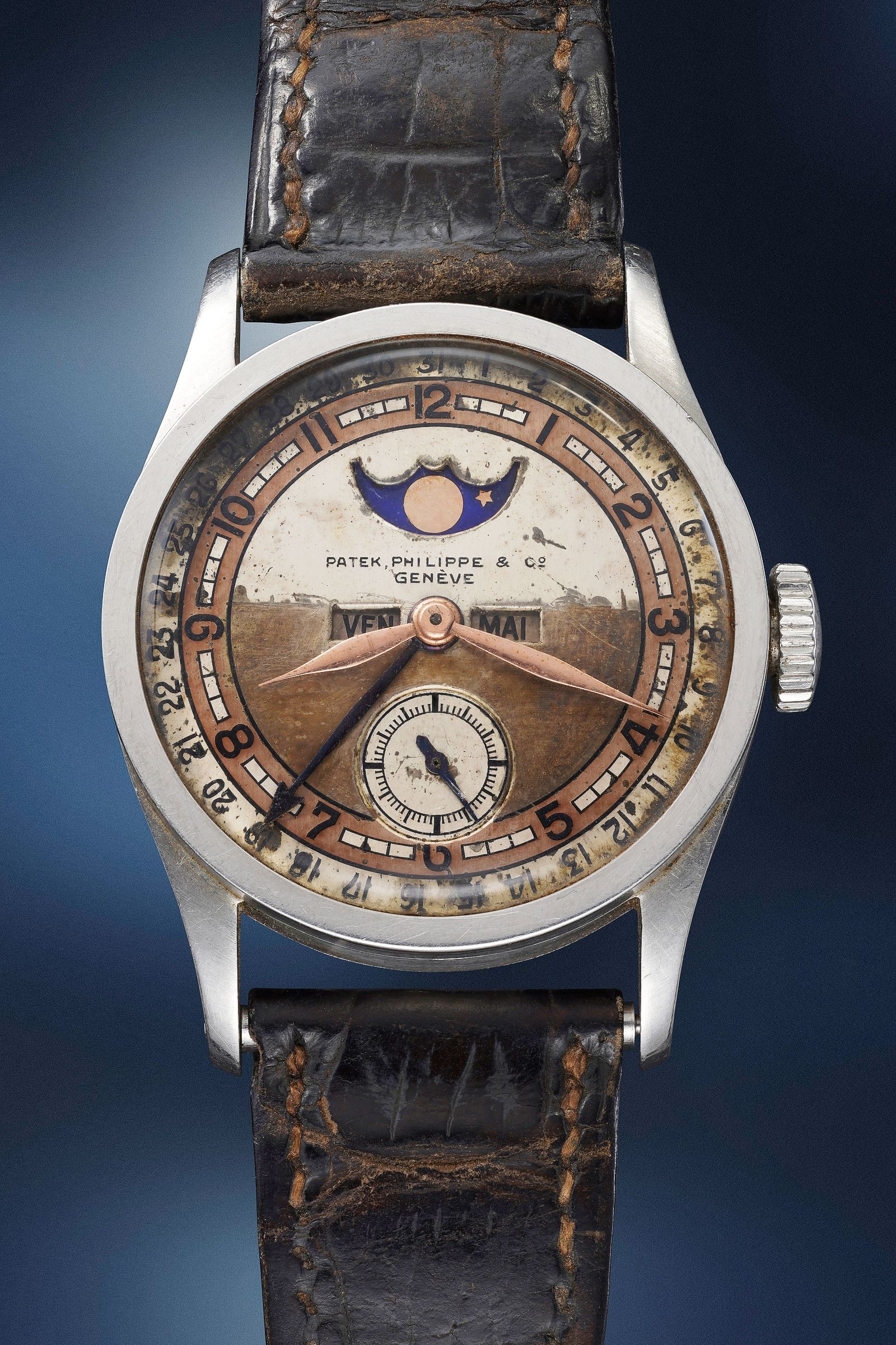 Модель Patek Philippe Reference 96 Quantieme Lune, ранее входившая в коллекцию Айсиньгёро Пуи