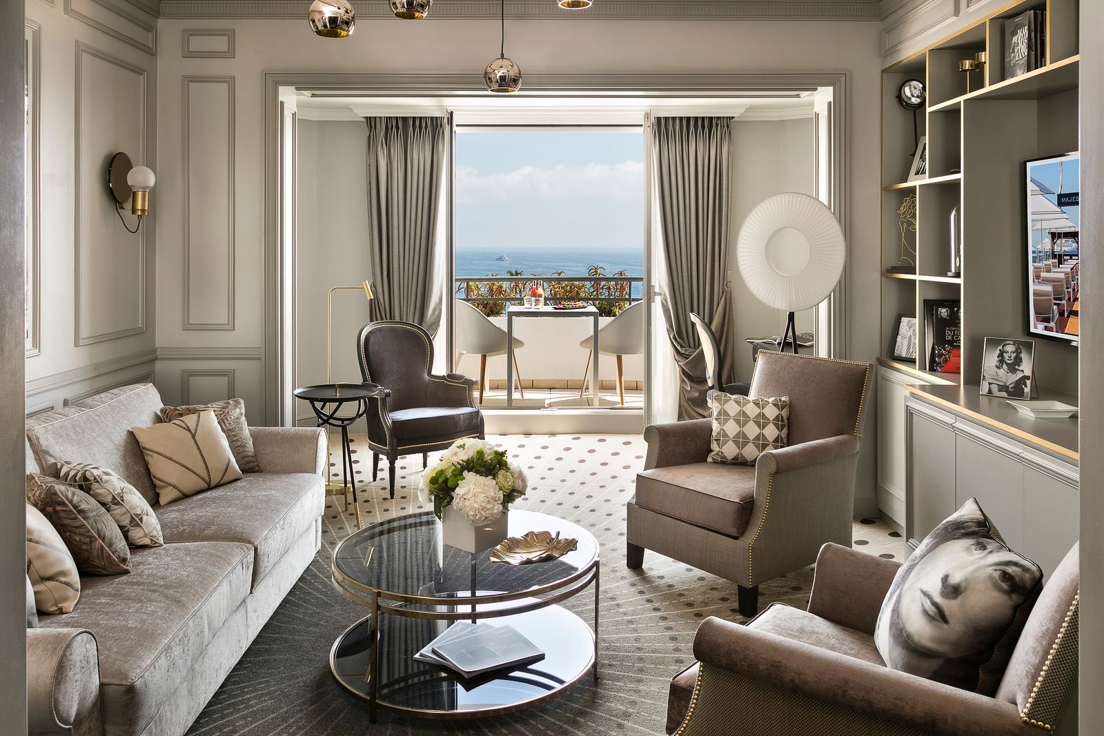 Suite Michèle Morgan в отеле Hôtel Barrière Le Majestic Suite Michèle Morgan в отеле Hôtel Barrière Le Majestic в Каннах