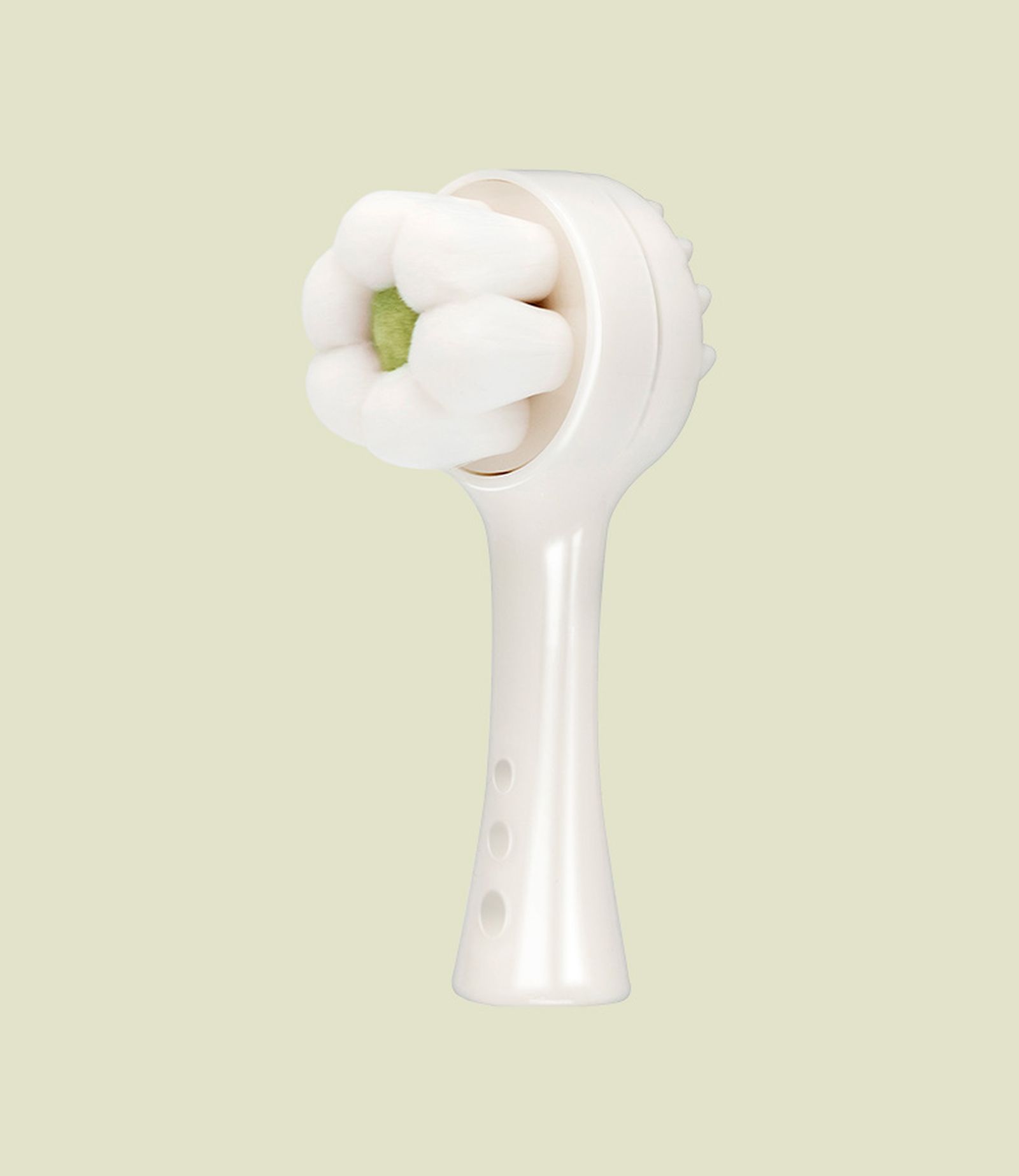 Maxclinic, очищающая щетка для лица Dual Cloud Embo Brush White