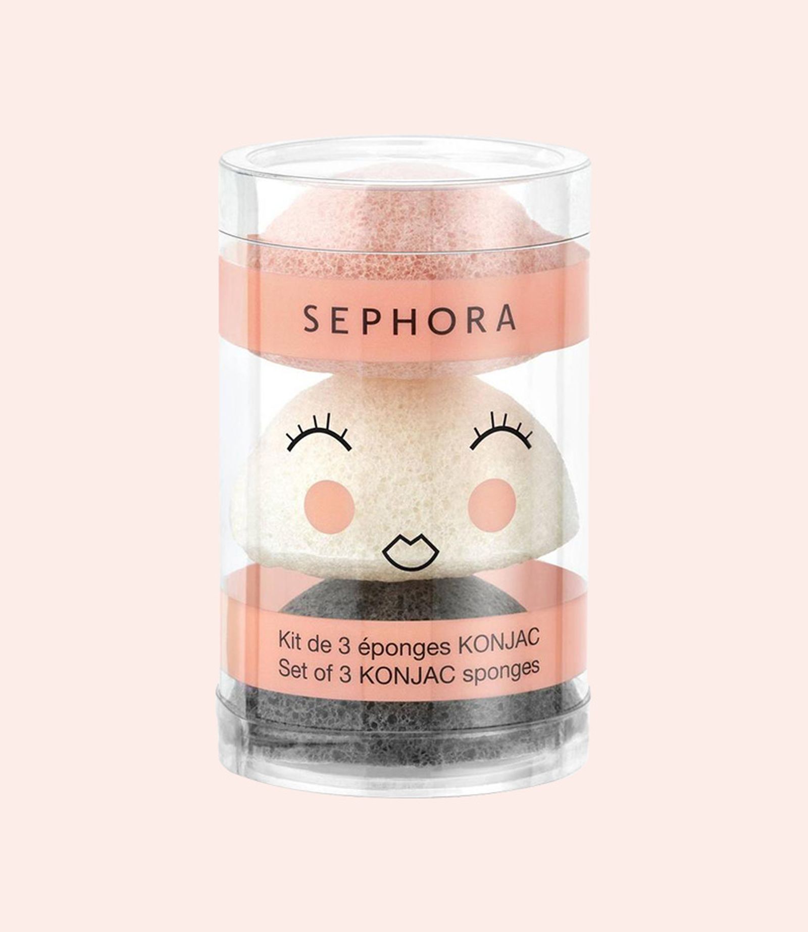 Sephora Collection, набор спонжей для умывания Konjac 