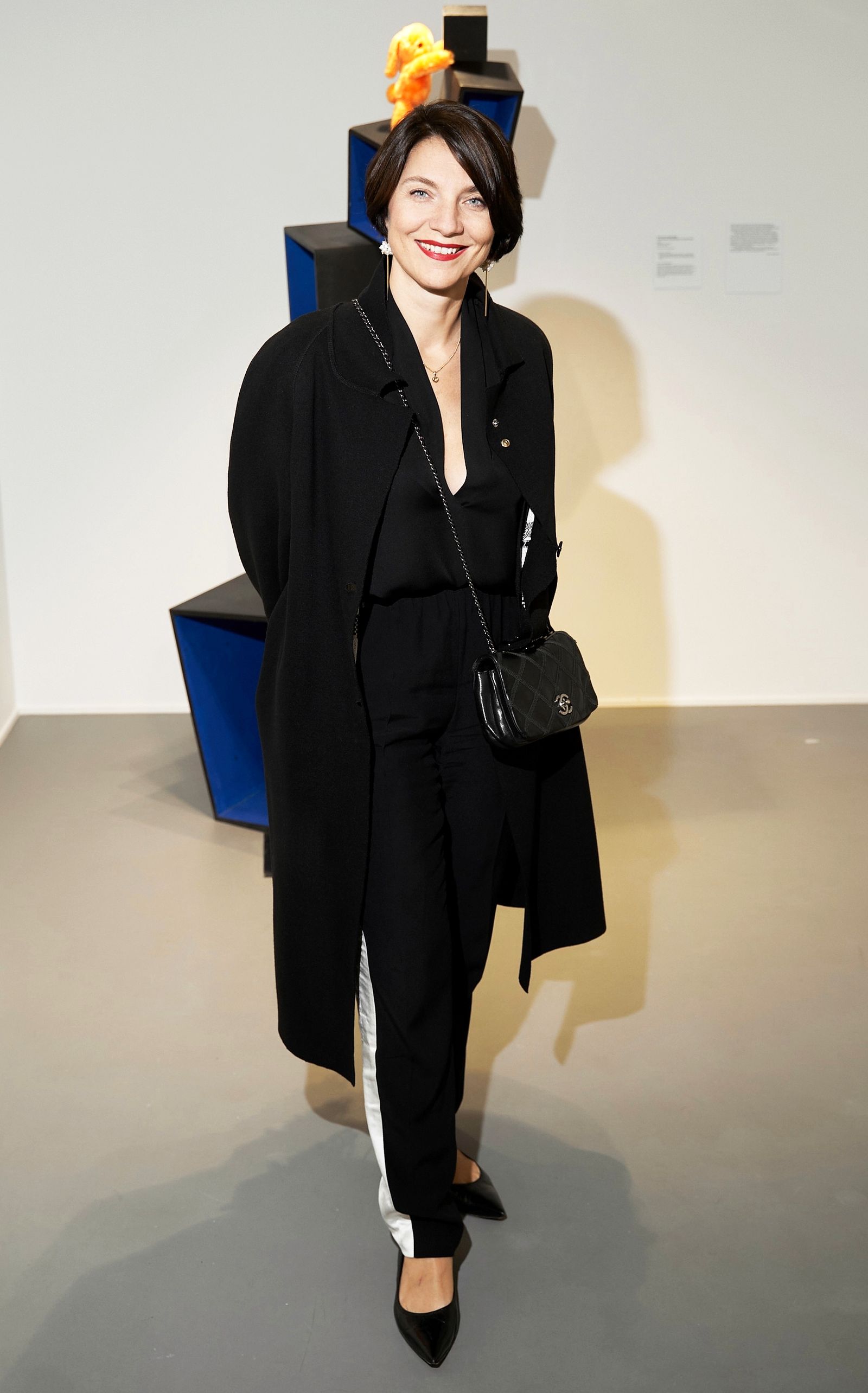 Катрин Борисов на открытии выставки Ростана Тавасиева в Sistema Gallery, 12 сентября 2023 г.