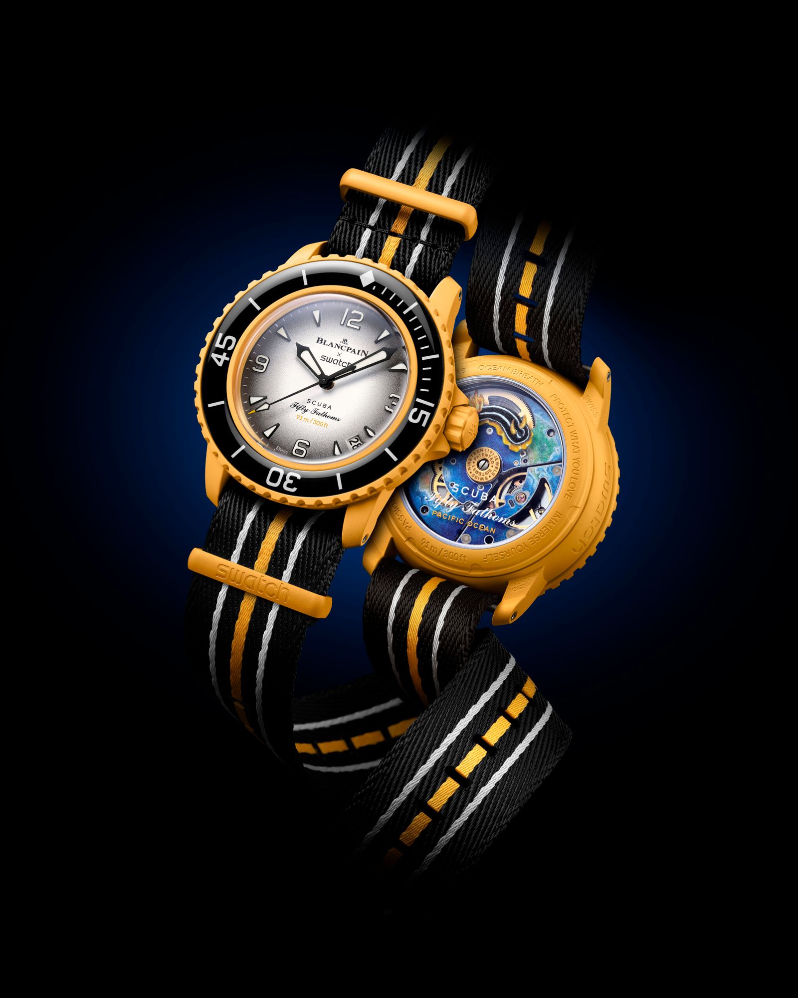 часы Swatch Blancpain Fifty Fathoms, фото 6