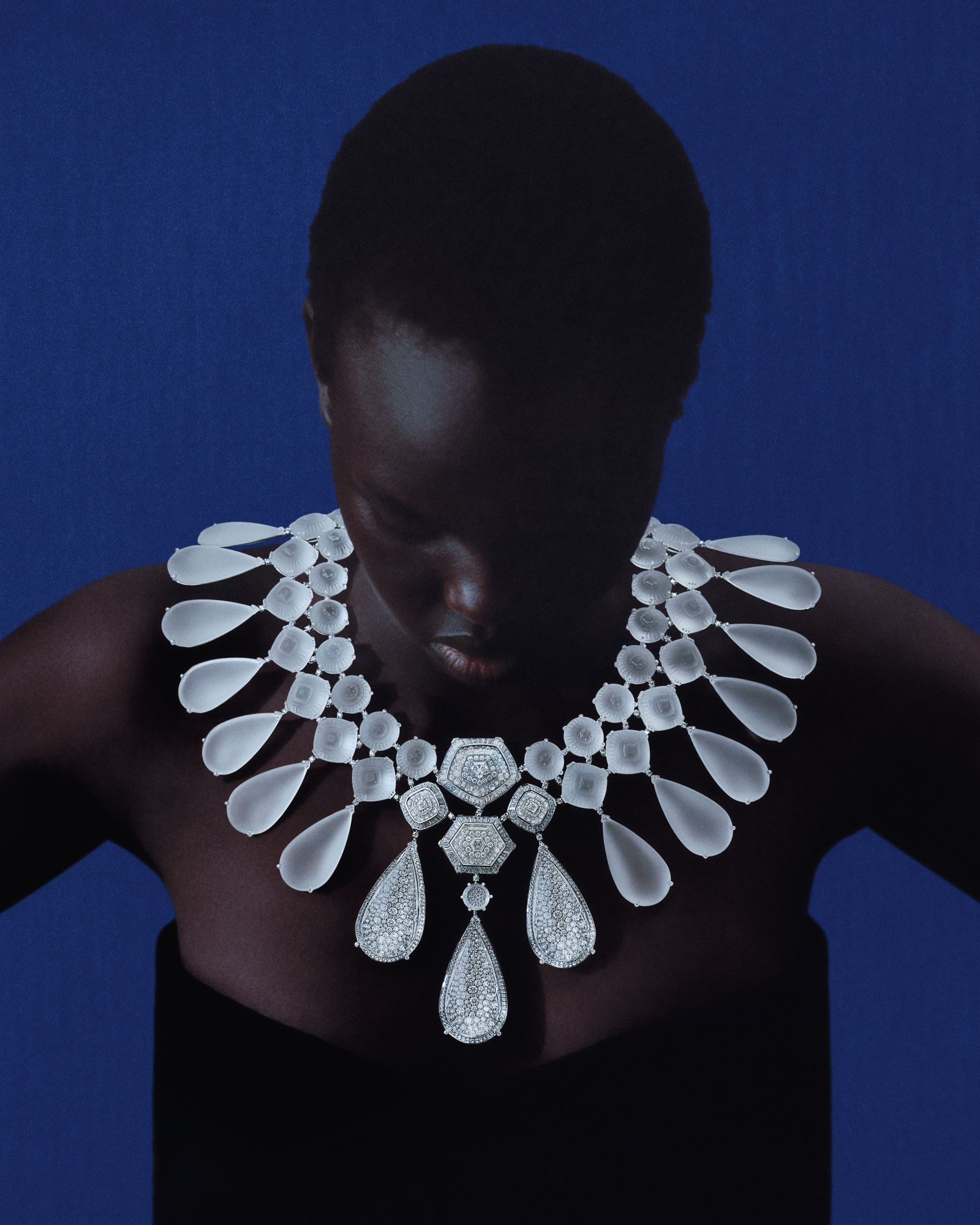 Коллекция Carte Blanche Boucheron 2024: ожерелье Iceberg