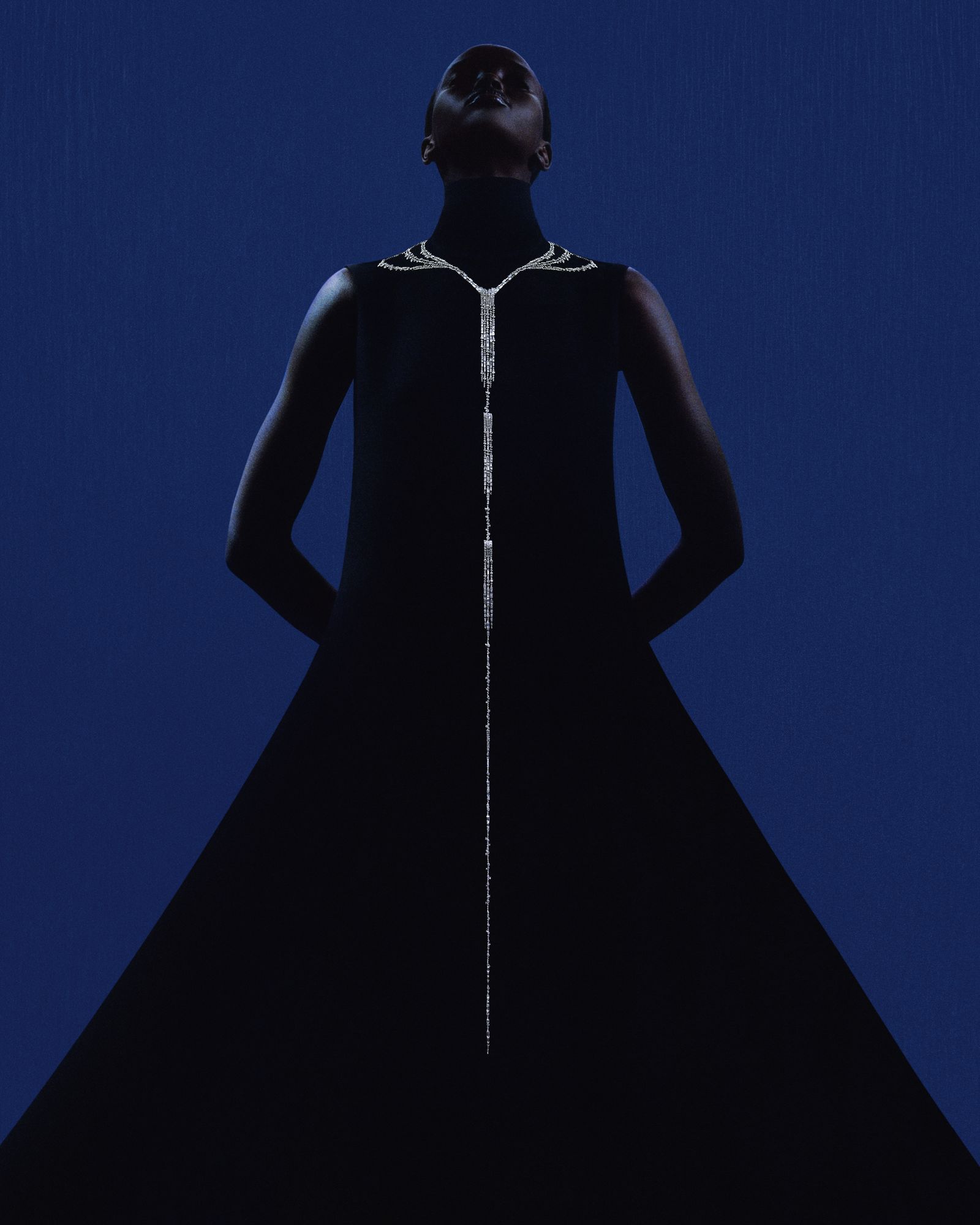 Коллекция Carte Blanche Boucheron 2024: колье Cascade