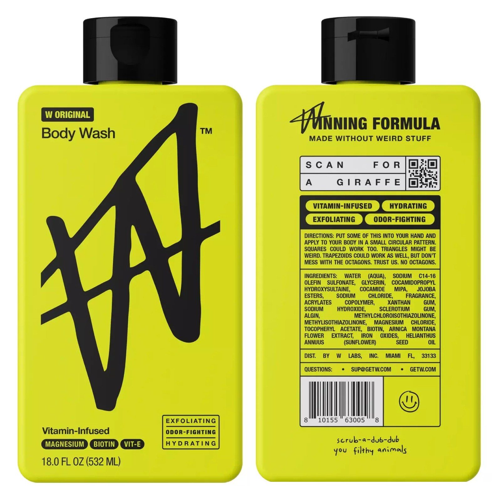 W Original, гель для душа Гель-эксфолиатор для душа W Original