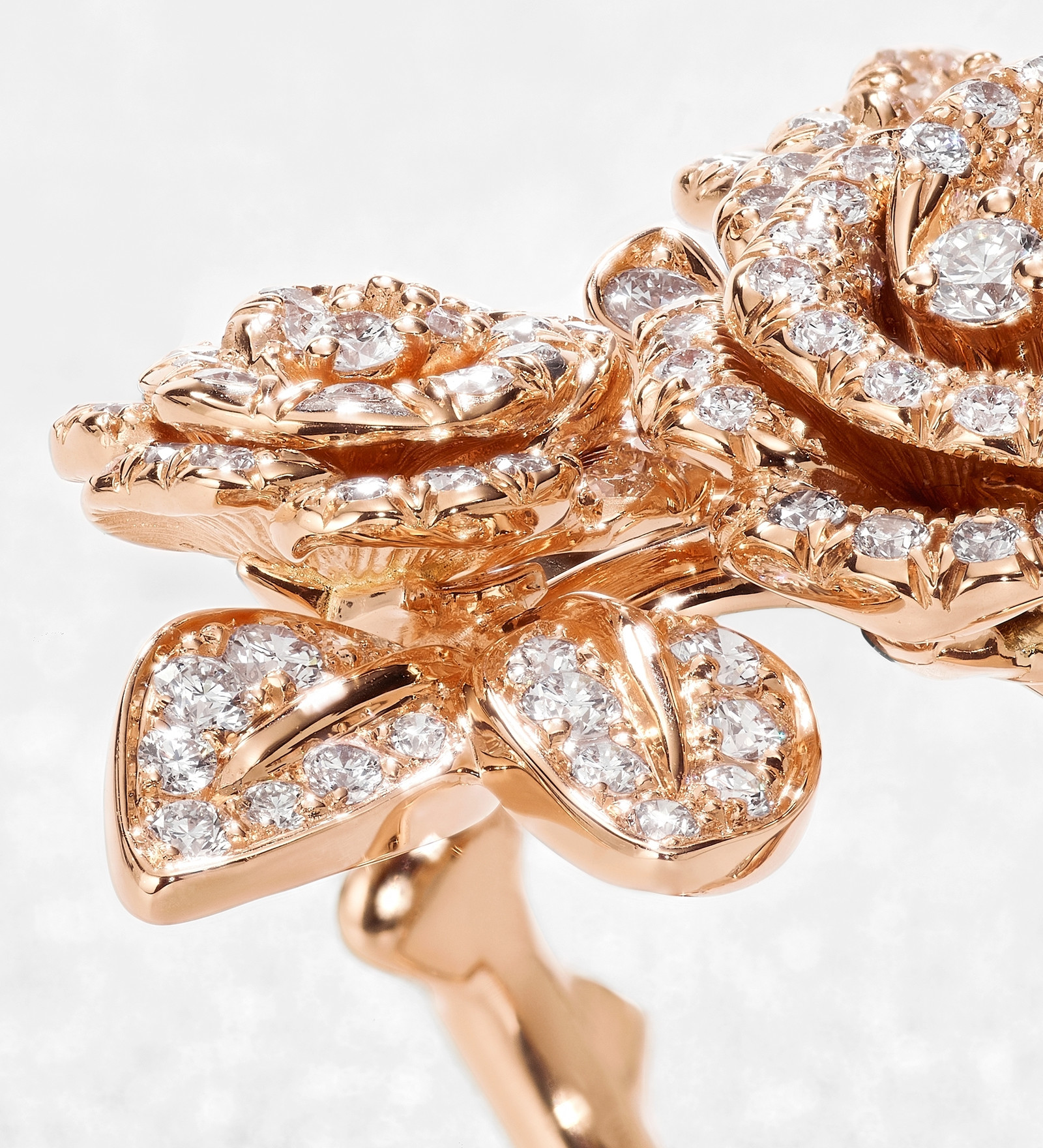 Rose Dior Bagatelle: розовое золото и бриллианты, кольцо