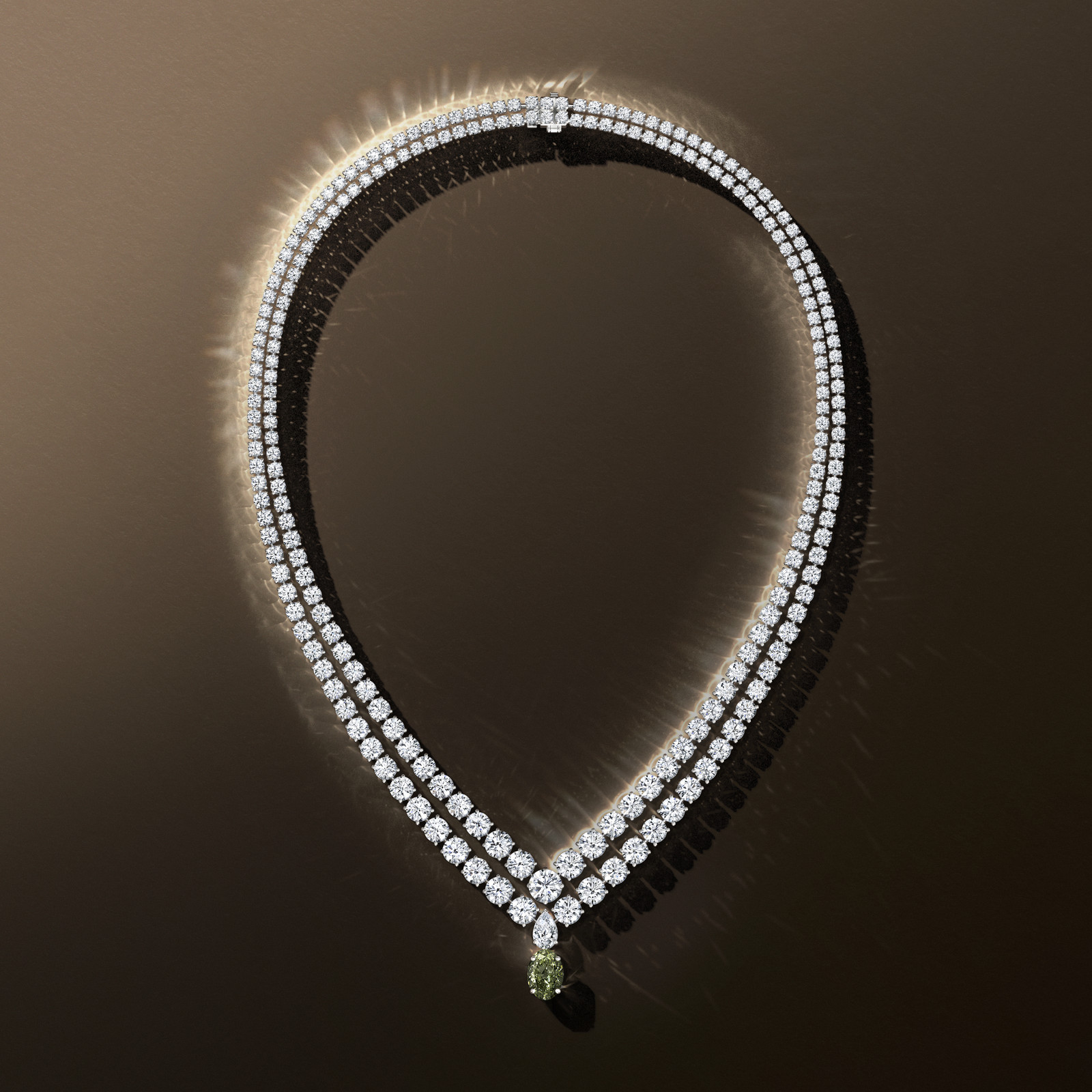 De Beers, коллекция Essence of Nature 2025, колье Foundation Колье Де Бирс, Essence of Nature Foundation