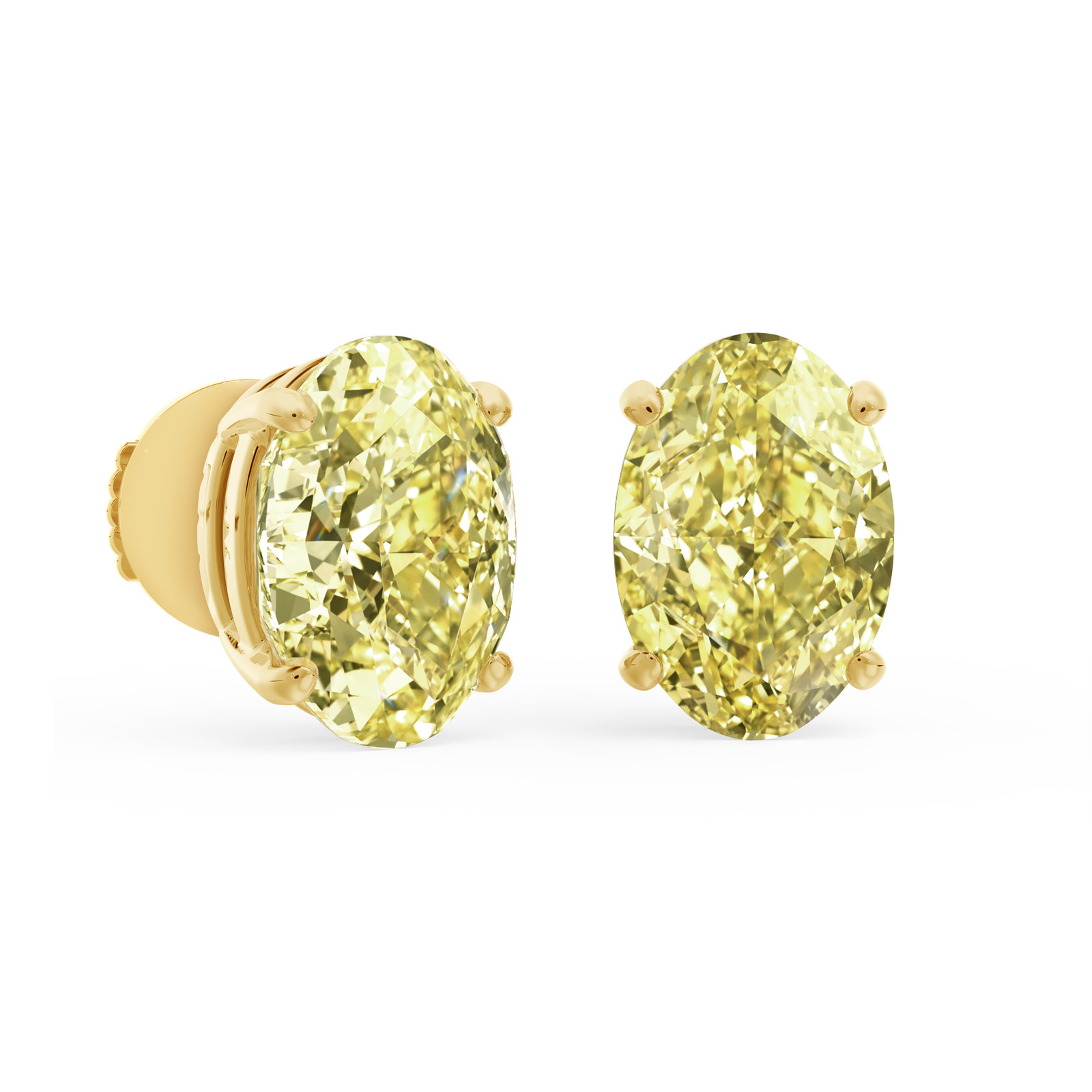 De Beers, коллекция Essence of Nature 2025, серьги-пусеты Interlace Серьги Де Бирс, Essence of Nature Interlace