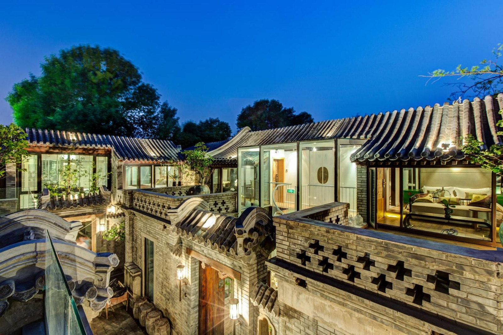 Пекинский отель Beijing Le Zai Nan Luo Gu Xiang Wang Fu Jing Forbidden City Courtyard Hotel