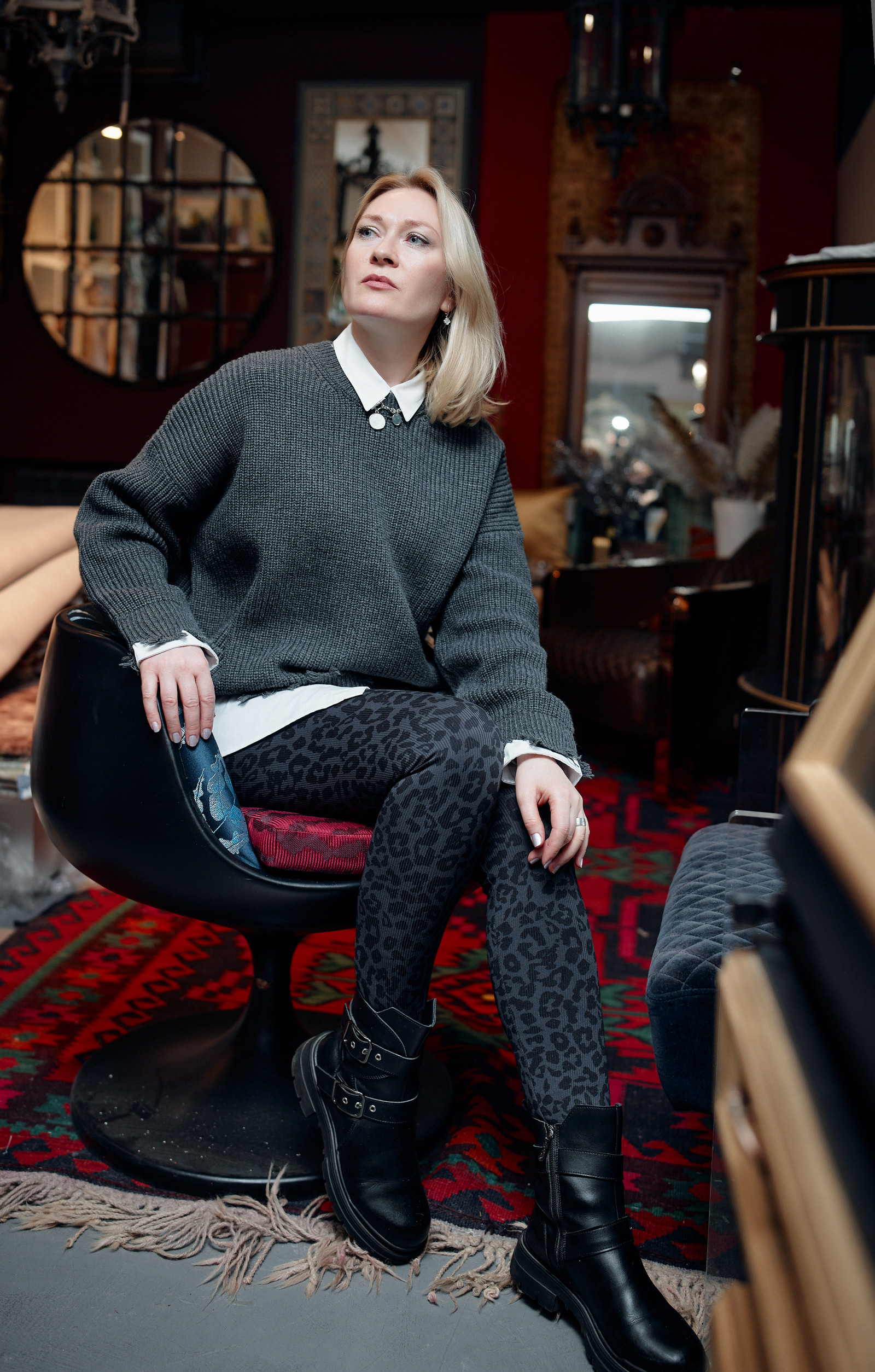 Светлана Ветрова на мероприятии интерьерного салона LIVING