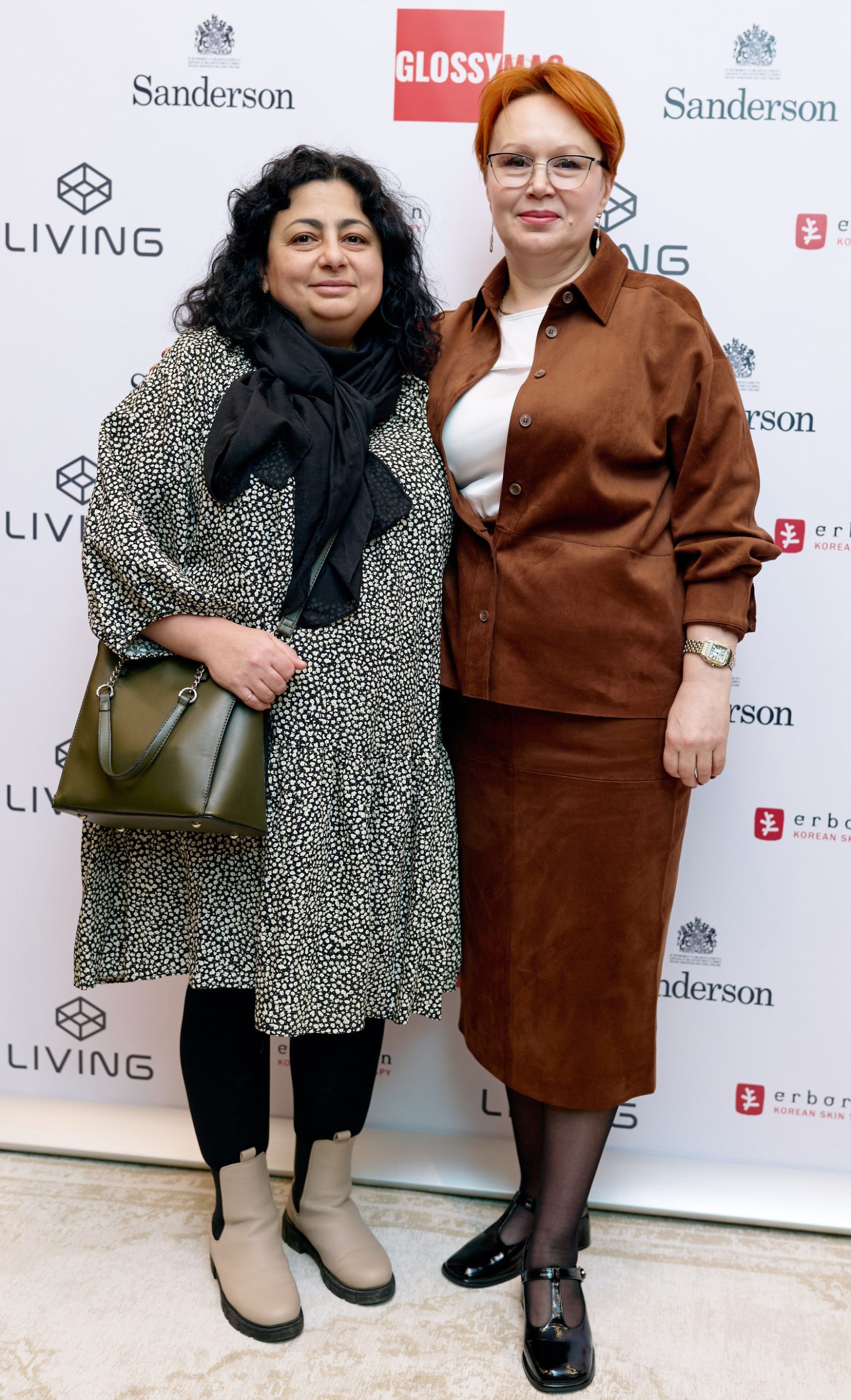 Дизайнер-декоратор Марина Саркисян, Анжела Севостьянова на мероприятии интерьерного салона LIVING