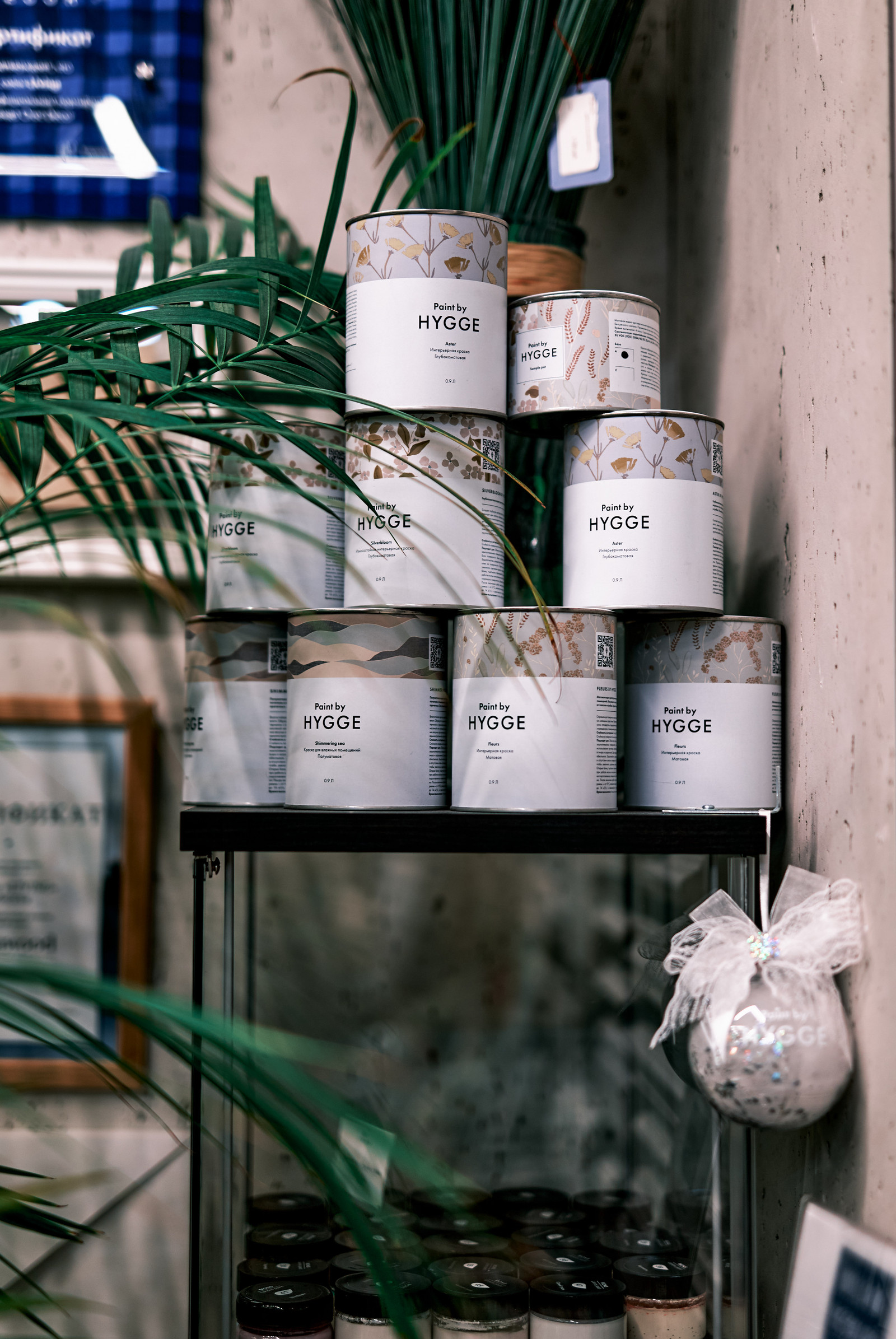 Краска Hygge в интерьерном салоне LIVING