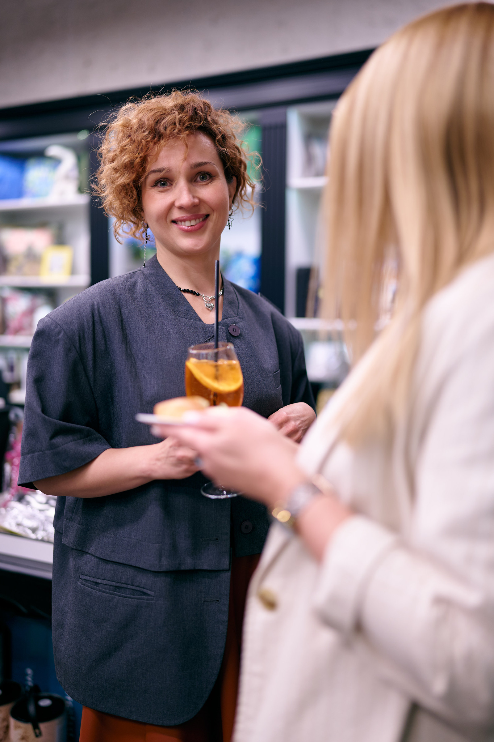 Архитектор Ирина Бородинова на мероприятии интерьерного салона LIVING